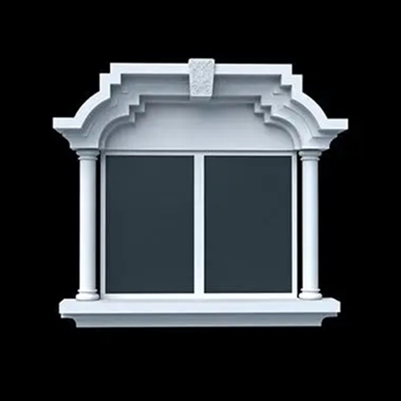 Minimalistische lineare GRC-Tür- und Fensterrahmen